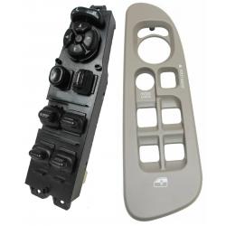 Set of Window Master Switch and Taupe (Tan) Bezel for 2002-2009 Dodge Ram