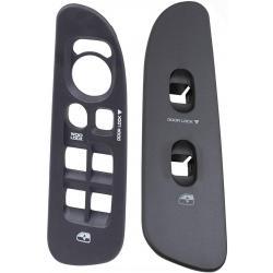 2002-2009 Dodge Ram Window Master Switch Bezel & Front Passenger Set Medium Slate (Gray)