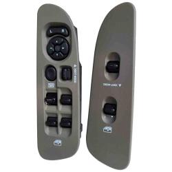 Fully Assembled Window Switch Set for 2002-2009 Dodge Ram Tan