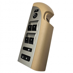 2007-2009 Chevrolet Silverado Window Master Switch and Tan Bezel Set Cashmere