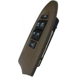 Chevrolet TrailBlazer Master Power Window Switch 2002-2003 OEM (No Heated Seats) (Dark Oak)